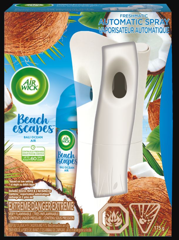 AIR WICK FRESHMATIC  Bali Ocean Air  Kit Canada Discontinued